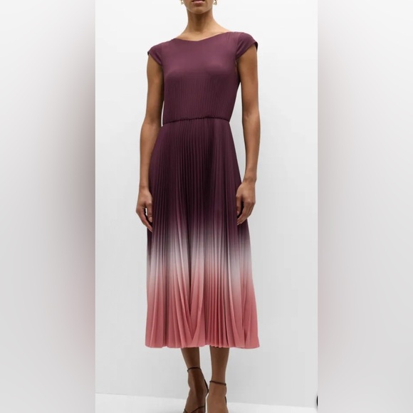 Jason Wu Collection NWT Dip Dye Marocaine Pleated Crepe Dress - Picture 2 of 8